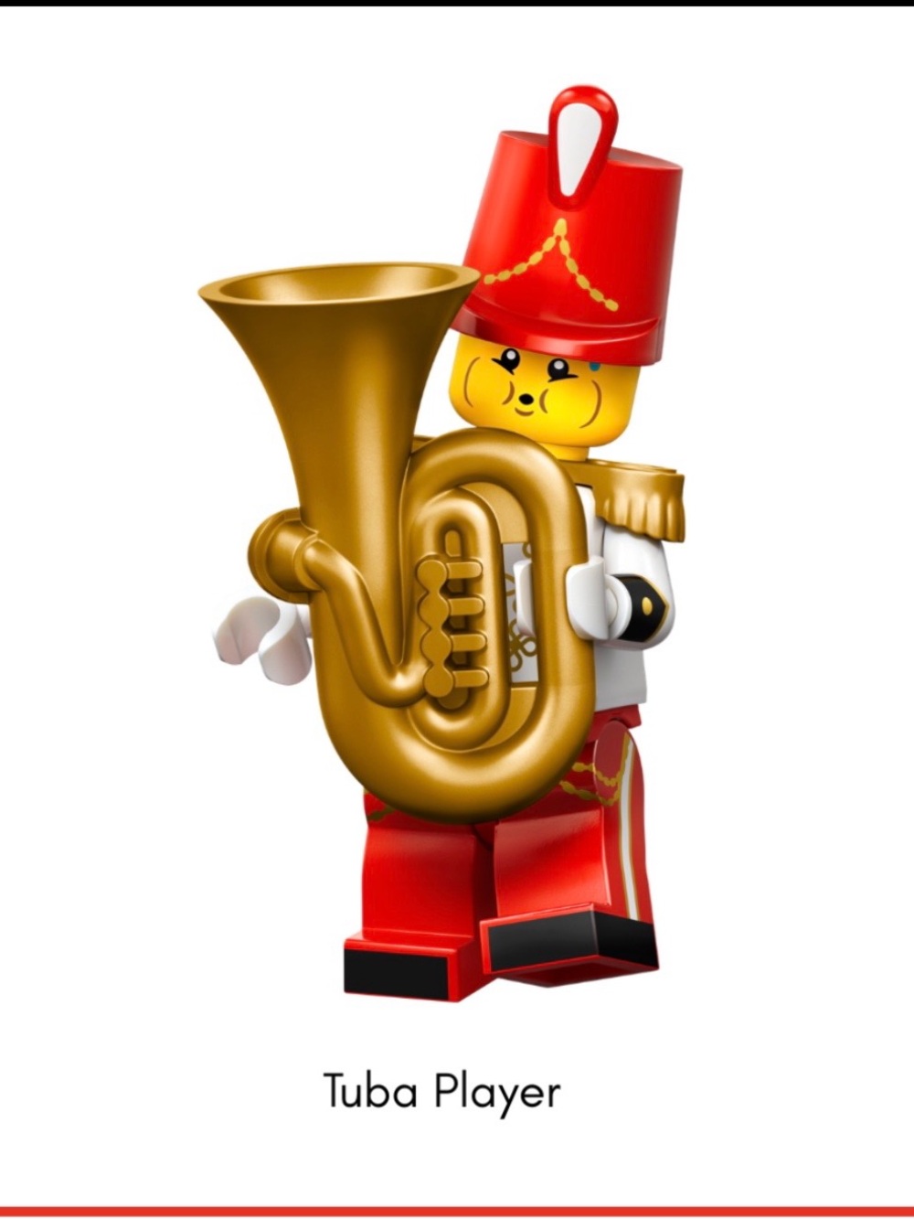 🌟 2 for $14 🌟 Lego Minifigure Tuba Player Series 29 NWT